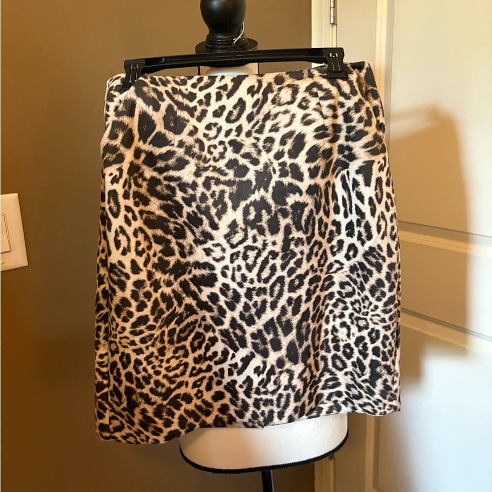 Sofia Skirt CAbi Leopard Print Mini Skirt